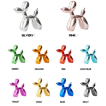 Resin Balloon Dog Statue Figurines - WanderMart Co.