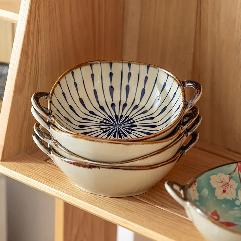 Ceramic Japanese Bowls - WanderMart Co.