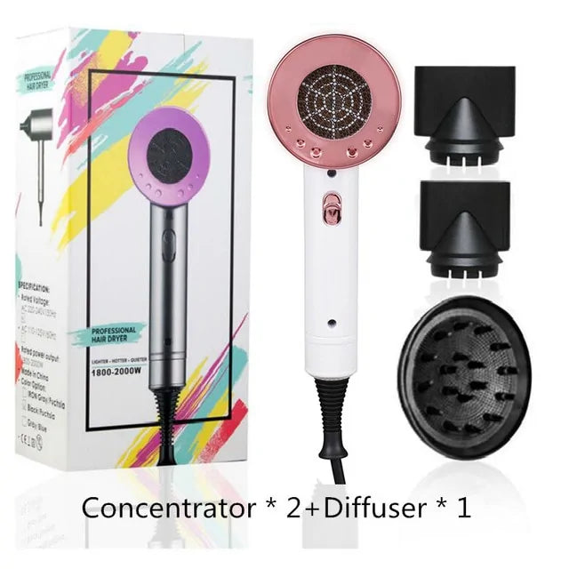 Professional Salon Style Hair Dryer - WanderMart Co.