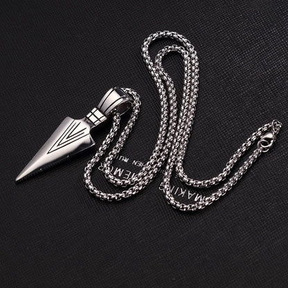 Arrow Head Pendant Long Chain Necklaces - WanderMart Co.