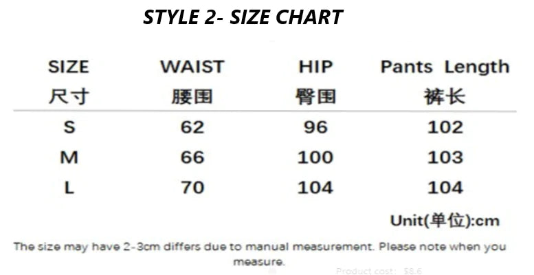 Cargo Solid Baggy Pants - WanderMart Co.