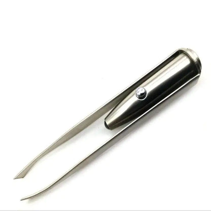 Portable LED Eyebrow Hair Tweezers - WanderMart Co.