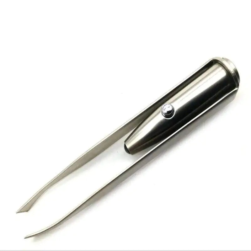 Portable LED Eyebrow Hair Tweezers - WanderMart Co.