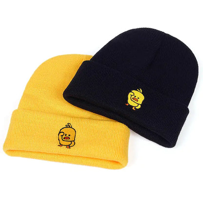 Casual Little Yellow Duck Beanie - WanderMart Co.