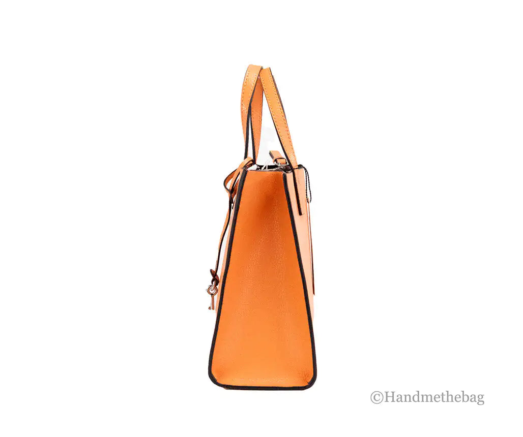 Marc Jacobs Mini Grind Melon Pebbled Leather Crossbody Tote - WanderMart Co.