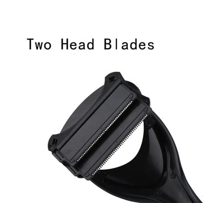 Foldable Two-Head Back Hair Shaver - WanderMart Co.