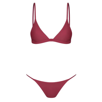 Bandeau Bandage Bikini Set for Women: Push-up Brazilian Swimwear - WanderMart Co.