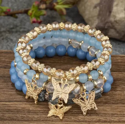 Butterfly Bliss Beaded Bracelets - WanderMart Co.