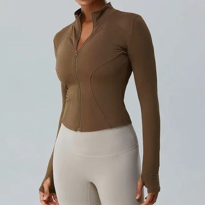 Plush Women's Yoga Jacket - WanderMart Co.