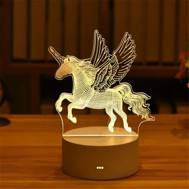 3D Acrylic Lamp for Decoration - WanderMart Co.