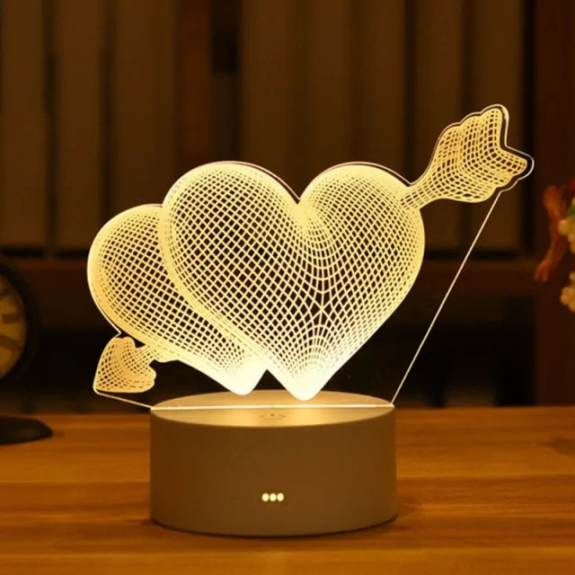 3D Acrylic Lamp for Decoration - WanderMart Co.