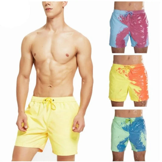 Color-Changing Beach Shorts Men - WanderMart Co.