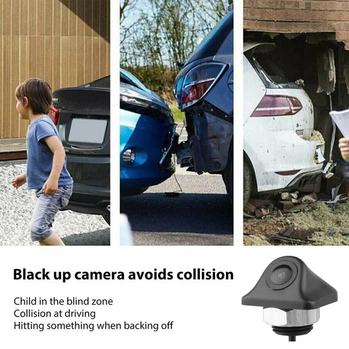 Car Rear View Reverse Camera Parking Backup Cam HD Night Vision Waterproof 170° - WanderMart Co.