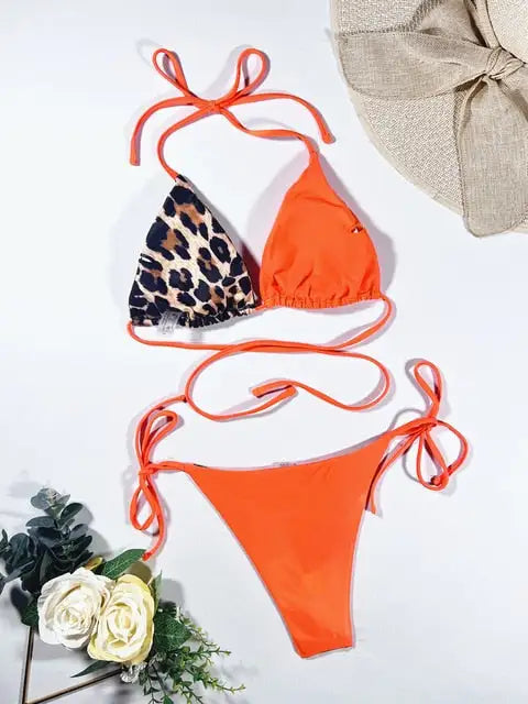 Leopard Bikini - WanderMart Co.