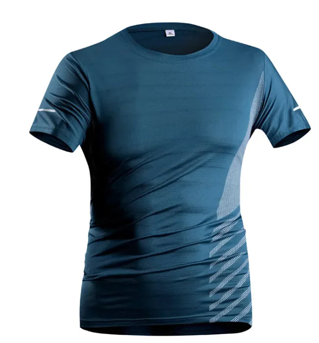 Men's Ice Silk Quick-Dry Tee – Breathable & Trendy Activewear - WanderMart Co.