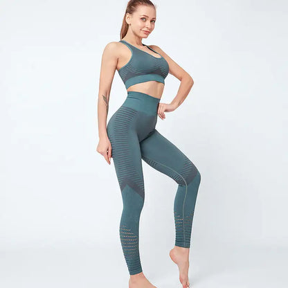 Seamless Yoga Pants Sportswear High Waist Women Gym - WanderMart Co.