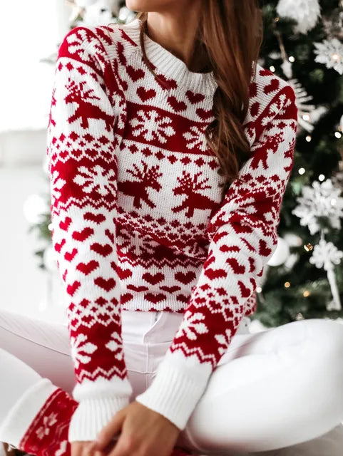 Winter Christmas Sweaters Long Sleeve - WanderMart Co.