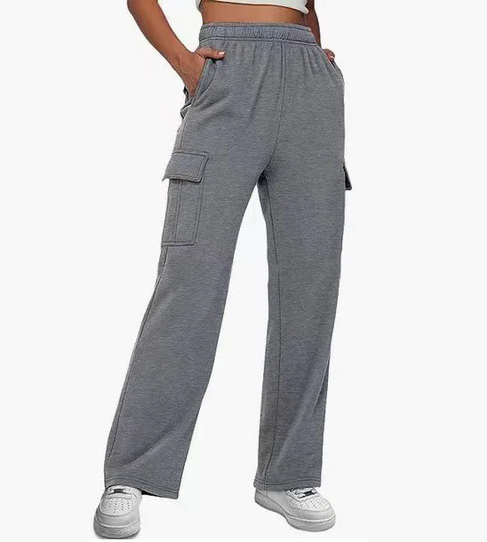 Women's Casual Pocket Overalls: Stylish and Functional Pants - WanderMart Co.