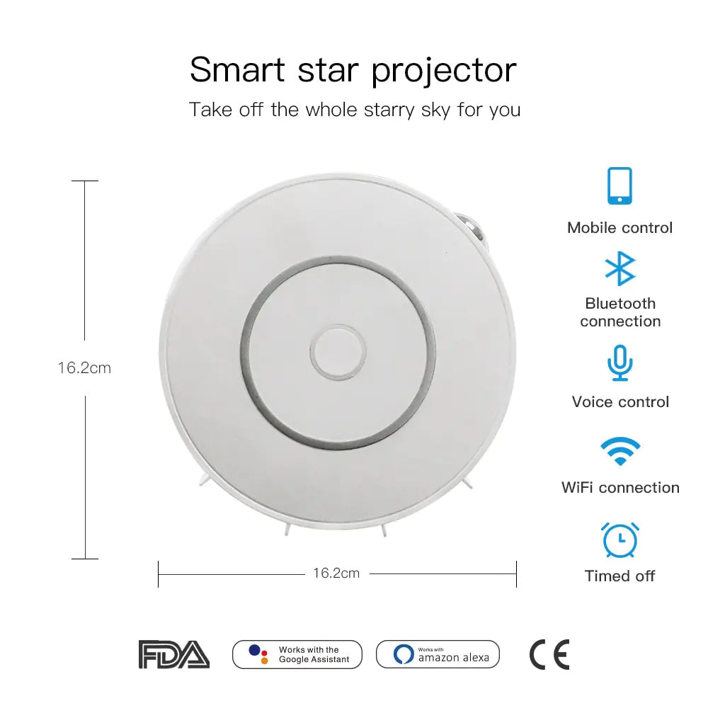 Smart Galaxy Projector: Colorful Starry Sky - WanderMart Co.