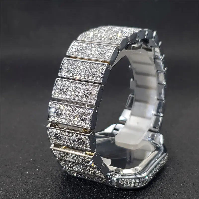 Ice Out Diamond Square Watch - WanderMart Co.