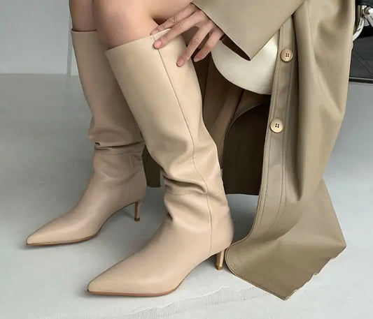 Botas de Cano Alto para Mulheres - WanderMart Co.