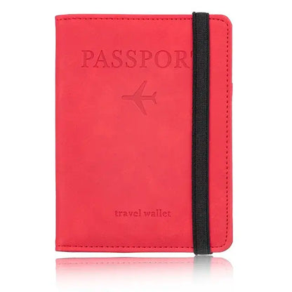 Blocking Passport Holder Leather Travel Wallet - WanderMart Co.