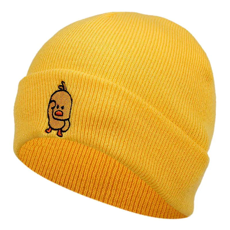 Casual Little Yellow Duck Beanie - WanderMart Co.