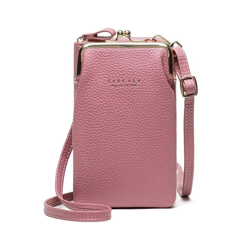 Women's Wallet Bag With Cell Phone Strap - WanderMart Co.