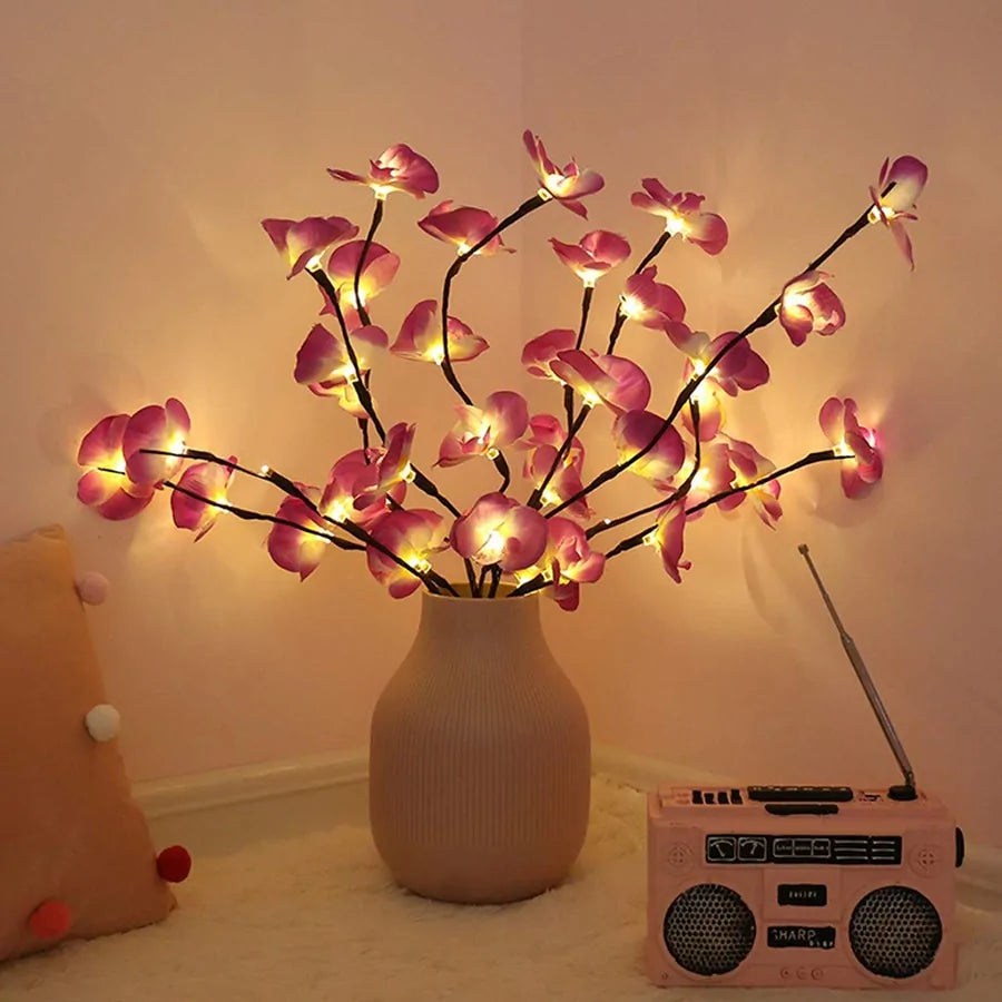 LED Willow Branch Lamp: Elegant Home Decor Accent - WanderMart Co.