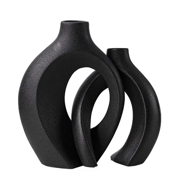 Modern Nordic Style Ceramic Vase - WanderMart Co.