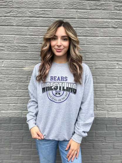 Custom Wrestling Mascot Sweatshirt - WanderMart Co.