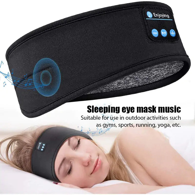 Bluetooth Headphones Soft Elastic Eye Mask - WanderMart Co.