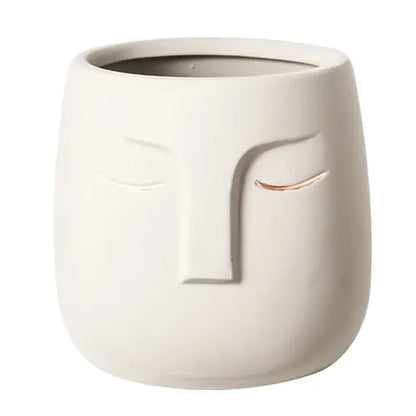 Ceramic Face Living Room Vase - WanderMart Co.