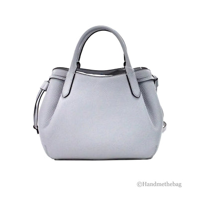 Kate Spade Dumpling Small Mountain Grey Leather Satchel Bag - WanderMart Co.