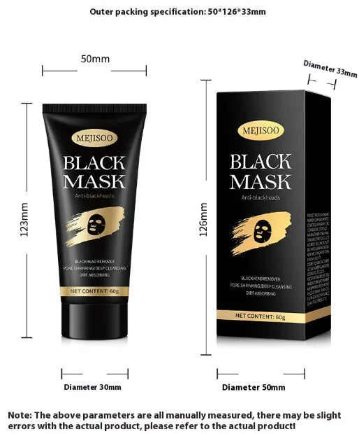 Deep Cleansing Black Mud Film Mask - WanderMart Co.