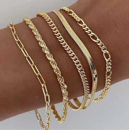 Women's Minimalist Bracelet Set