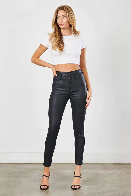 Coated Black Skinny - WanderMart Co.