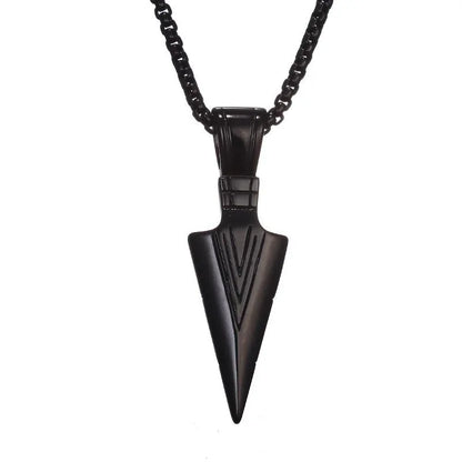 Arrow Head Pendant Long Chain Necklaces - WanderMart Co.