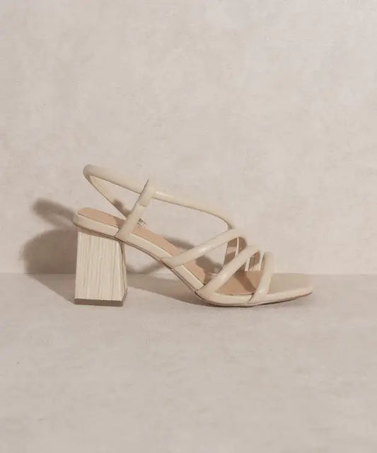 OASIS SOCIETY Ashley - Wooden Heel Sandal - WanderMart Co.