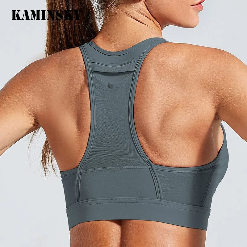 High Elastic Fitness Bra Tops Sports - WanderMart Co.